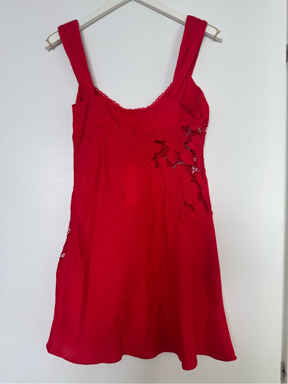 For Love & Lemons Red Claudia Mini Dress - Picture 4 of 14
